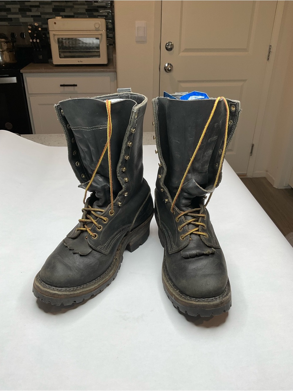 vintage whites boots 7D F009 packer soft toe original smokejumper